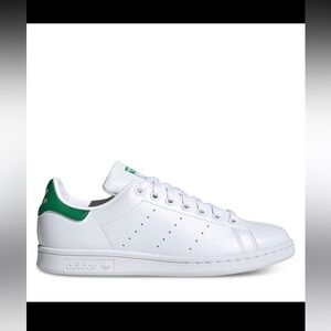 Adidas Stan Smiths White and Green Sneakers